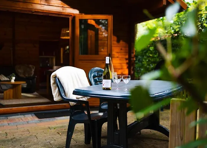 Huisdiervriendelijk Houten In Het Сasa de vacaciones *