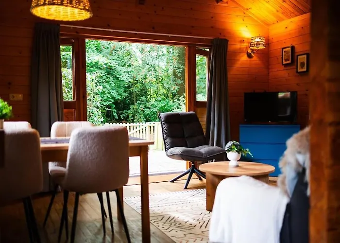 Huisdiervriendelijk Houten In Het Сasa de vacaciones *